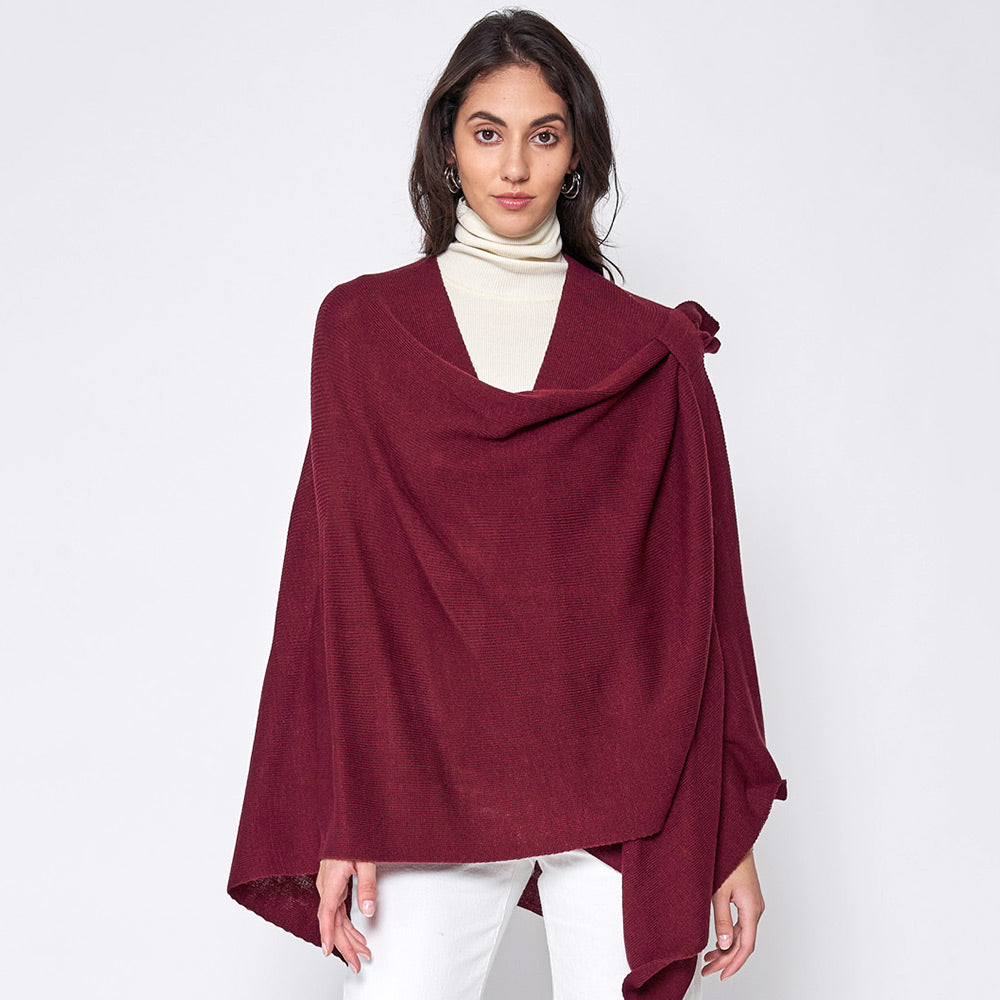 Shoulder Strap Ruana Poncho