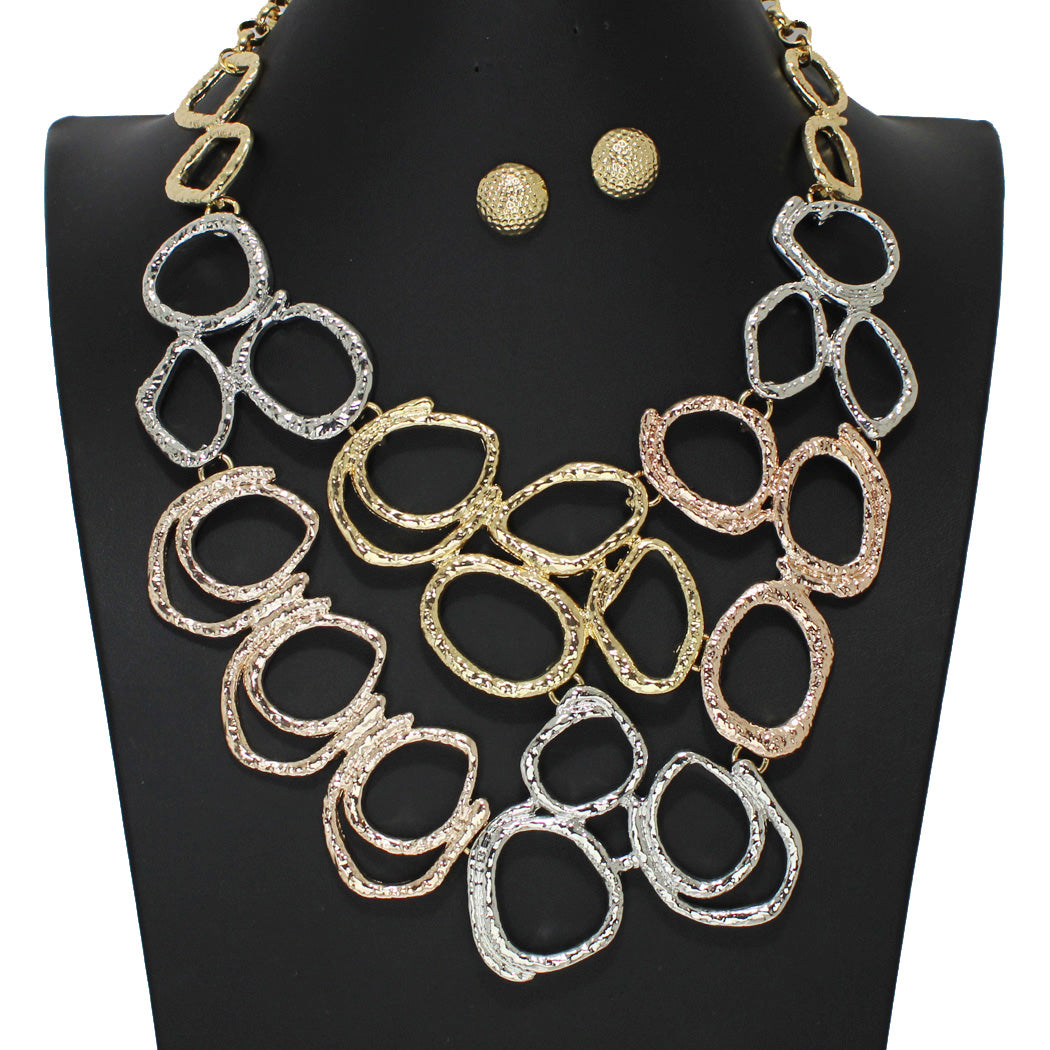 Hammered Metal Necklace