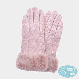 Fuzzy Fur Smart Touch Gloves