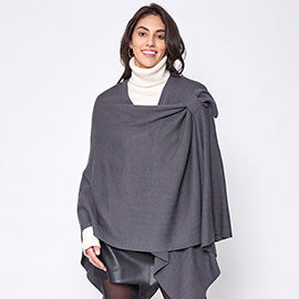 Shoulder Strap Ruana Poncho