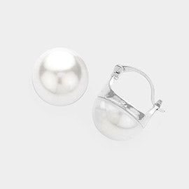 Pearl Pin Catch Earrings set