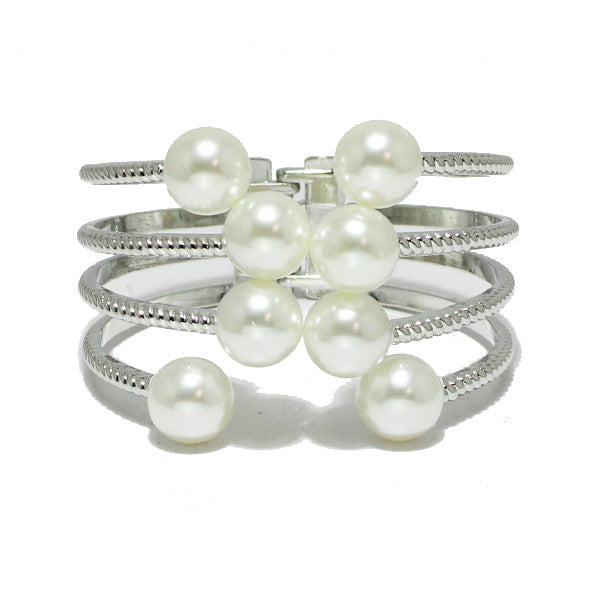 Pearl Ball Accent Cuff