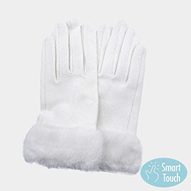 Fuzzy Fur Smart Touch Gloves