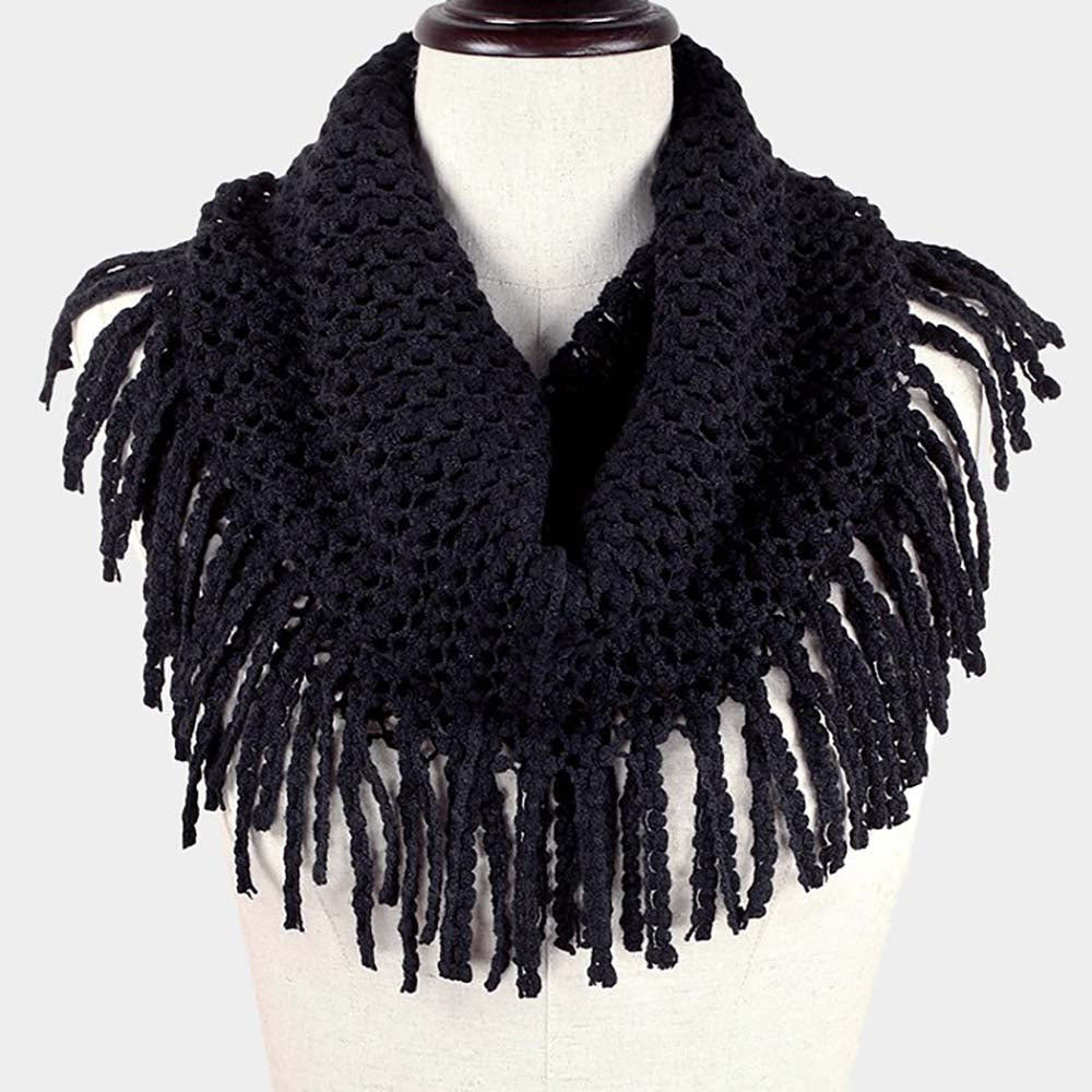 Tube Fringe Scarf