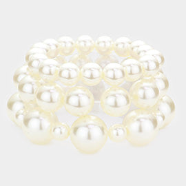 Pearl Strand Stretch Bracelets