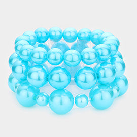 Pearl Strand Stretch Bracelets