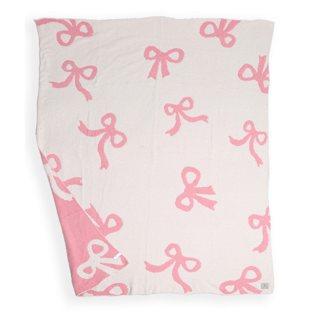 Pink Ribbons Throw Blanket