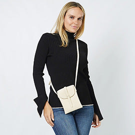 Faux Leather Mini Crossbody