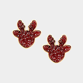 Reindeer Stud Earrings