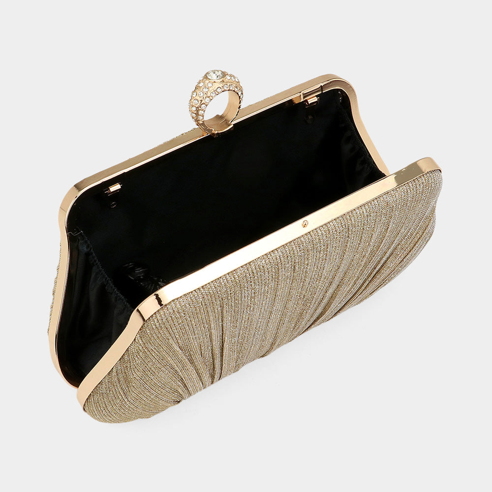 Sparkle Fabric Clutch