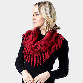 Tube Fringe Scarf