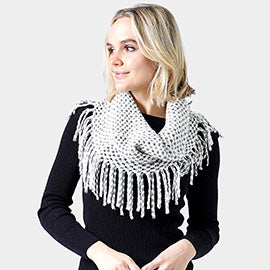 Tube Fringe Scarf