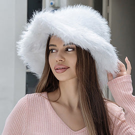 Faux Fur Bucket Hat