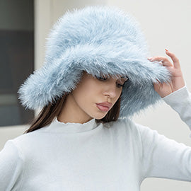 Faux Fur Bucket Hat