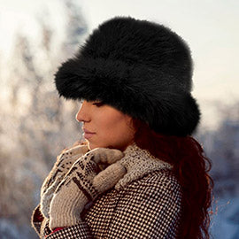 Faux Fur Bucket Hat