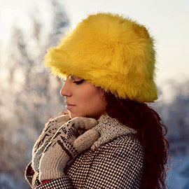 Faux Fur Bucket Hat