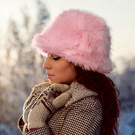 Faux Fur Bucket Hat