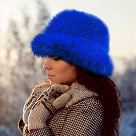 Faux Fur Bucket Hat