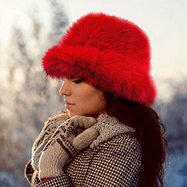 Faux Fur Bucket Hat