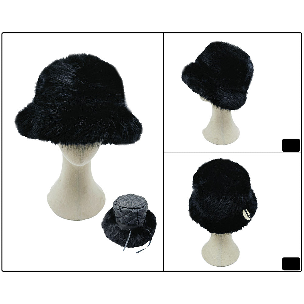 Faux Fur Bucket Hat