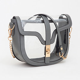 Clear Saddle Bag