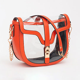 Clear Saddle Bag