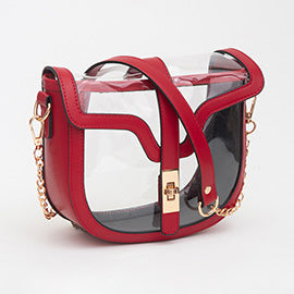 Clear Saddle Bag